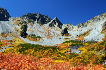 涸沢カールの紅葉