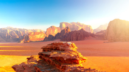 Wadi Rum - Desert by Sunrise