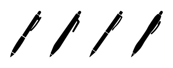 długopis zestaw ikon