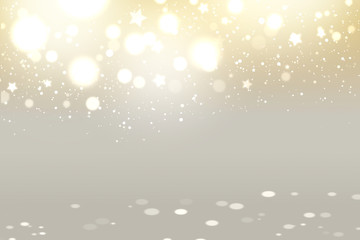 金色に煌めく星のイメージ（アブストラクト）