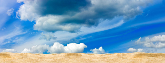 image of a sandy beach against the sky