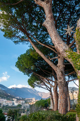 Fototapeta premium Ravello, a splendid village and tourist resort on the famous Amalfi Coast, with the Gulf of Naples behind and near Amalfi, Sorrento and Pompeii.