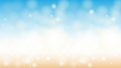 ocean beach bokeh horizontal abstract background eps10 vectors illustration