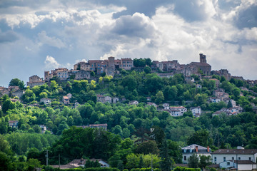 Cordes-sur-Ciel, Tarn, Occitanie, France.