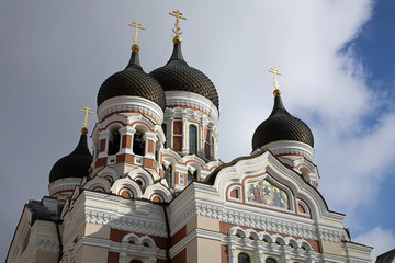 Alexander-Newski-Kathedrale in Tallinn. Estland