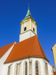 Fototapeta na wymiar Barbarakirche in Abensberg, Niderbayern, Deutschland