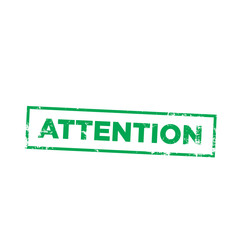 Attention Stamp Template Solid Color with Grunge