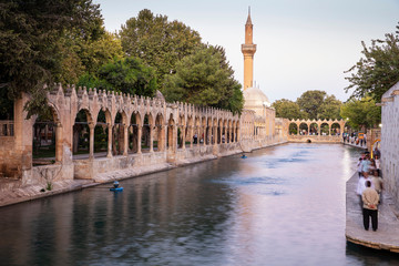Balikligol, Sanliurfa / Turkey. Balikligol Mosque ( Fish Lake )