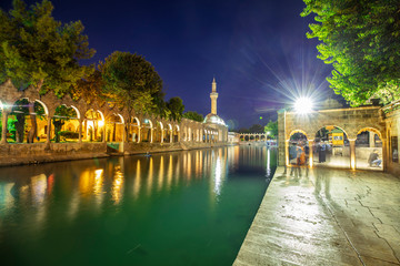 Balikligol, Sanliurfa / Turkey. Balikligol Mosque ( Fish Lake )