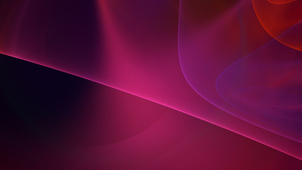 Fractal 3D rendering abstract light surreal background