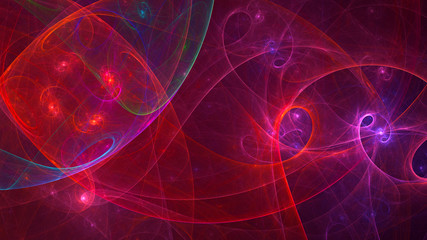 Fractal 3D rendering abstract light surreal background