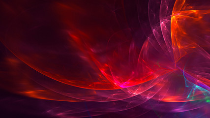 Obraz premium Fractal 3D rendering abstract light surreal background