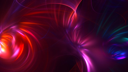 Fractal 3D rendering abstract light surreal background
