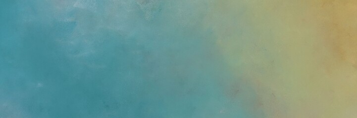 cadet blue, dark khaki and dark sea green colored vintage abstract painted background with space for text or image