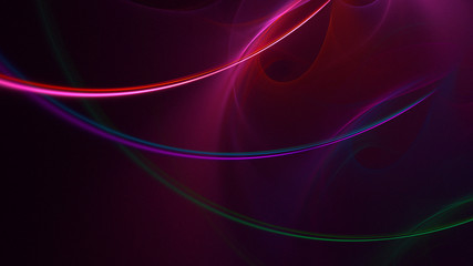 Fractal 3D rendering abstract light surreal background