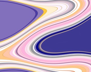Pink blue waves abstract background with lines