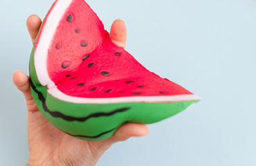 anti stress squishy toy in children's hands