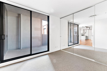 Empty and unfurnished brand new apartment