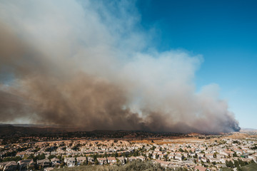 Tick Fire in Santa Clarita, CA on October 25, 2019