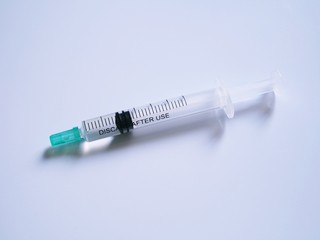 Syringe tube with medicine liquid drug