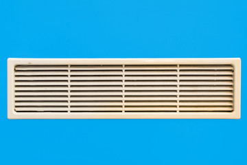 air outlet in the blue building