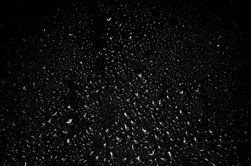 water texture on black background - 298225143