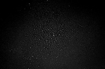water texture on black background