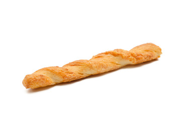 Eine Käsestange isoliert auf weiß