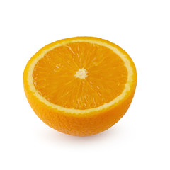 Fresh Sliced ​​oranges isolated on white background