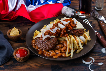 Garbage plate dish