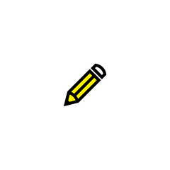 Pencil Isolated Vector Line Icon