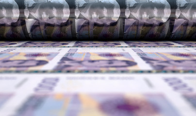 Printing Norwegian Kroner Notes