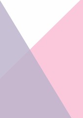 Obraz premium Light pink purple vector polygonal triangle pattern. A vague abstract illustration with gradient. Template for a cell phone, desktop, laptop, pc, ipad background wallpaper. - Illustration
