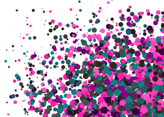 Colorful Universe Distribution Computational Generative Art background illustration