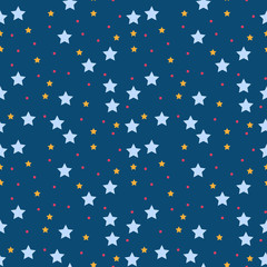Star seamless pattern.Design template for wallpaper,fabric,wrapping,textile