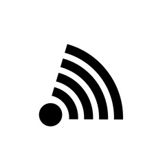 signal logo template icon, signal wifi vector element