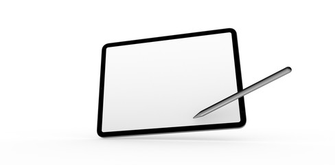 computer device mobile isolated background 3d