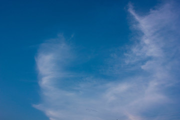Obraz premium blue cloudy sky