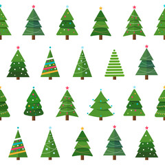 Christmas Tree Icons - Pattern