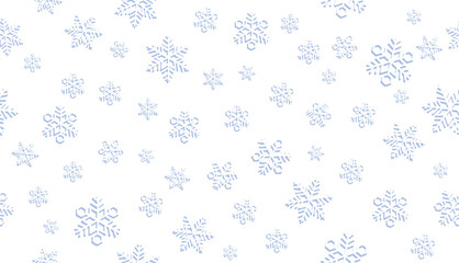 シームレスな雪の立体結晶パターン
