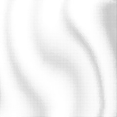 Halftone Pattern. Set of Dots. Dotted Texture on White Background. Overlay Grunge Template. Distress Linear Design. Fade Monochrome Points. Pop Art Backdrop.