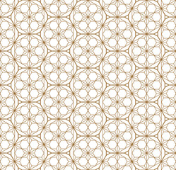 Seamless geometric pattern based on japanese ornament kumiko .