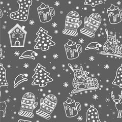 christmas seamless pattern