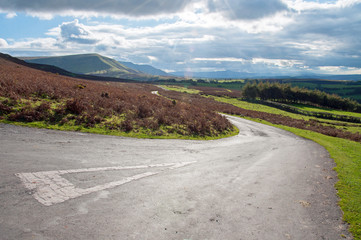 Black mountains scenery of England and Wales in the autumn  © Jenn's Photography 