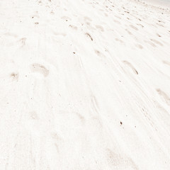 Carré de sable blanc 