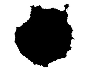 Karte von Gran Canaria