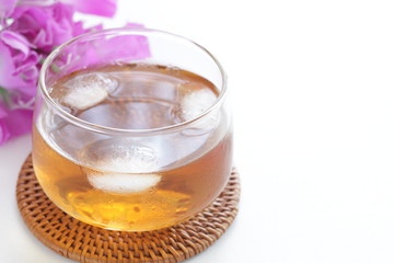 Japanese summer image, iced barley tea