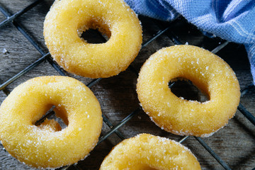 tasty sweet  sugar doughnuts recipe 