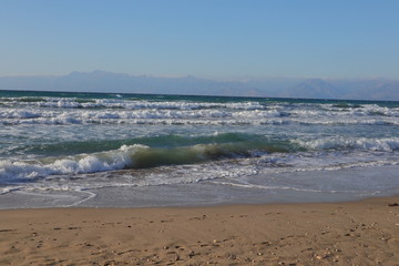 Strand, Korfu, Griechenland