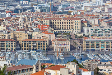 Fototapeta na wymiar Aerial Marseille